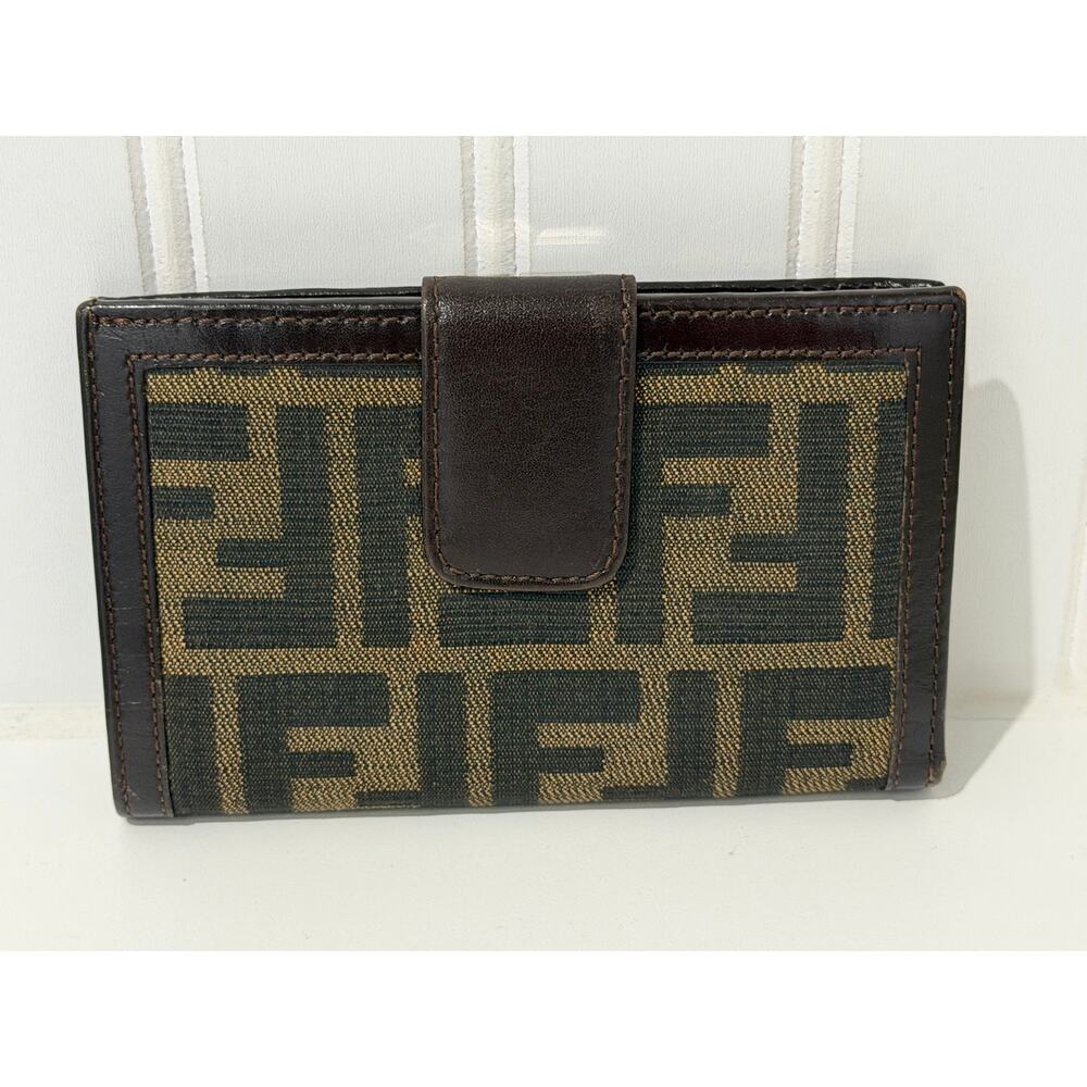 Fendi Vintage Zucca FF Monogram Bifold Wallet